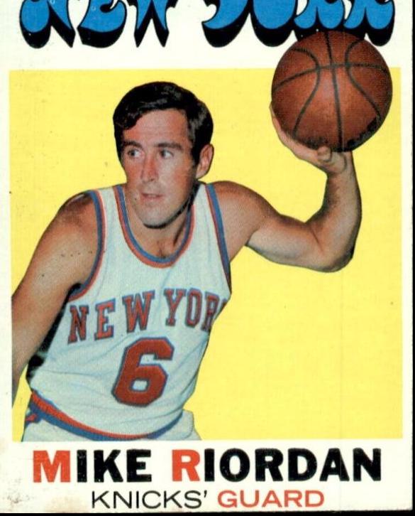 Mike Riordan #126 1971-72 Topps Basketball