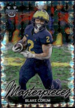 Blake Corum #BM-9 Football Cards 2023 Bowman's Best University Masterpieces