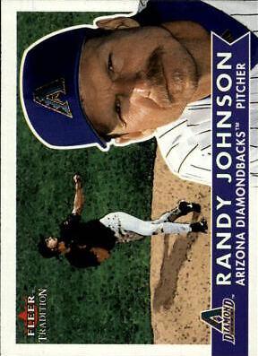 Randy Johnson #182 Baseball Cards 2001 Fleer