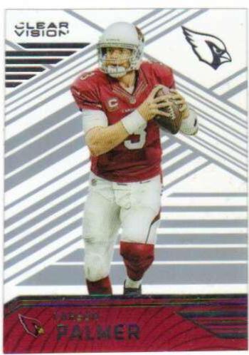 Carson Palmer #1 Football Cards 2016 Panini Clear Vision