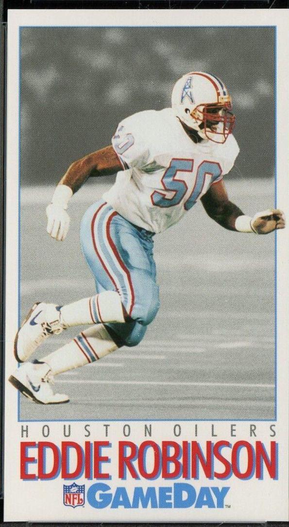 Eddie Robinson #46 Football Cards 1992 Fleer Gameday