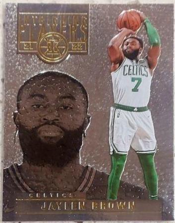 Jaylen Brown #5 Basketball Cards 2021 Panini Illusions Intriguing Players
