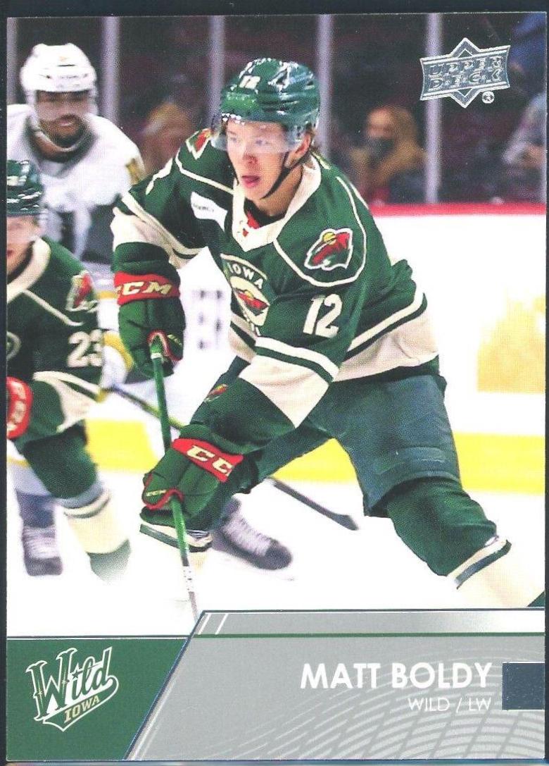 Matt Boldy #3 Hockey Cards 2021 Upper Deck AHL