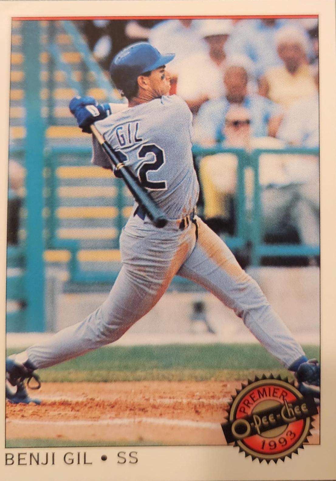 Benji Gil #27 Baseball Cards 1993 O Pee Chee Premier