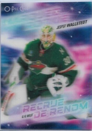 Jesper Wallstedt #3D-JW Hockey Cards 2024 O-Pee-Chee 3-D Marquee Rookie