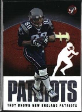 Troy Brown #5 Football Cards 2003 Topps Pristine