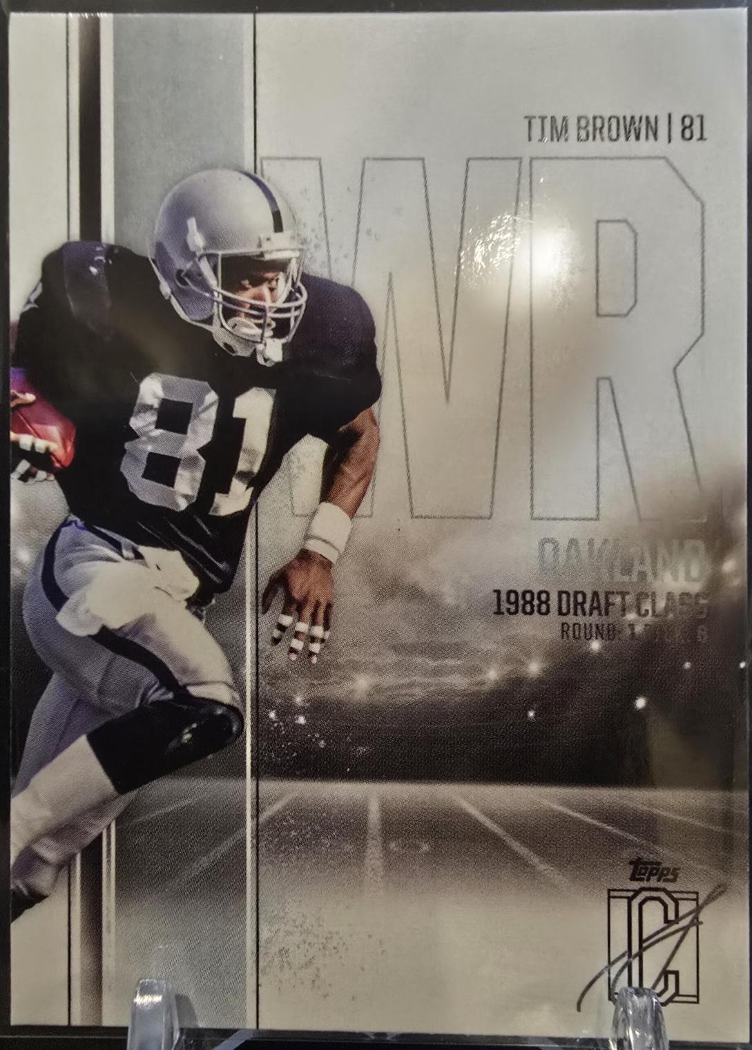 Tim Brown #40 Football Cards 2024 Topps Signature Class