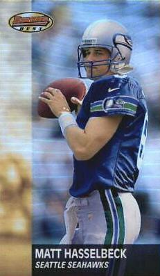 Matt Hasselbeck #35 Football Cards 2001 Bowman's Best