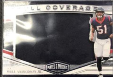 Will Anderson Jr. #FC-3 2023 Panini Plates And Patches Full Coverage Football