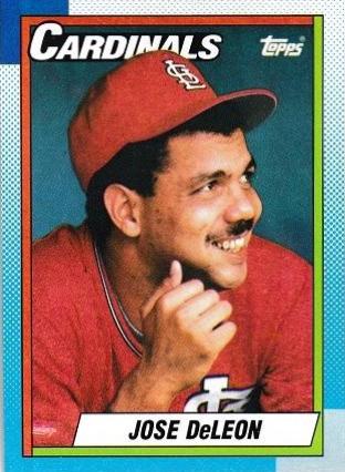 Jose DeLeon #257 Baseball Cards 1990 Topps
