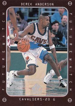Derek Anderson #164 Basketball Cards 1997 SP Authentic Authentics