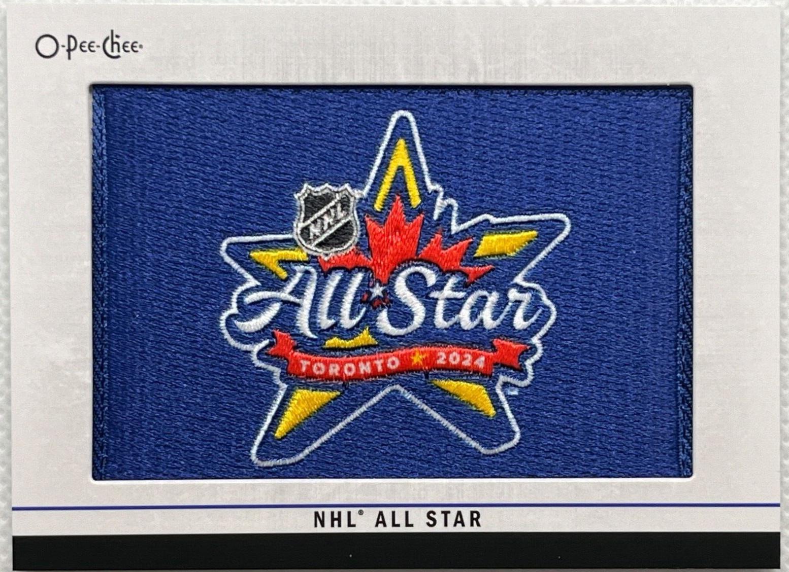 All Star Game #403 Hockey Cards 2024 O-Pee-Chee Team Logo Patch