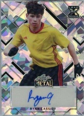 Ryan Cassidy #WK-RC1 2022 Leaf Metal Wonderkid Autographs Soccer