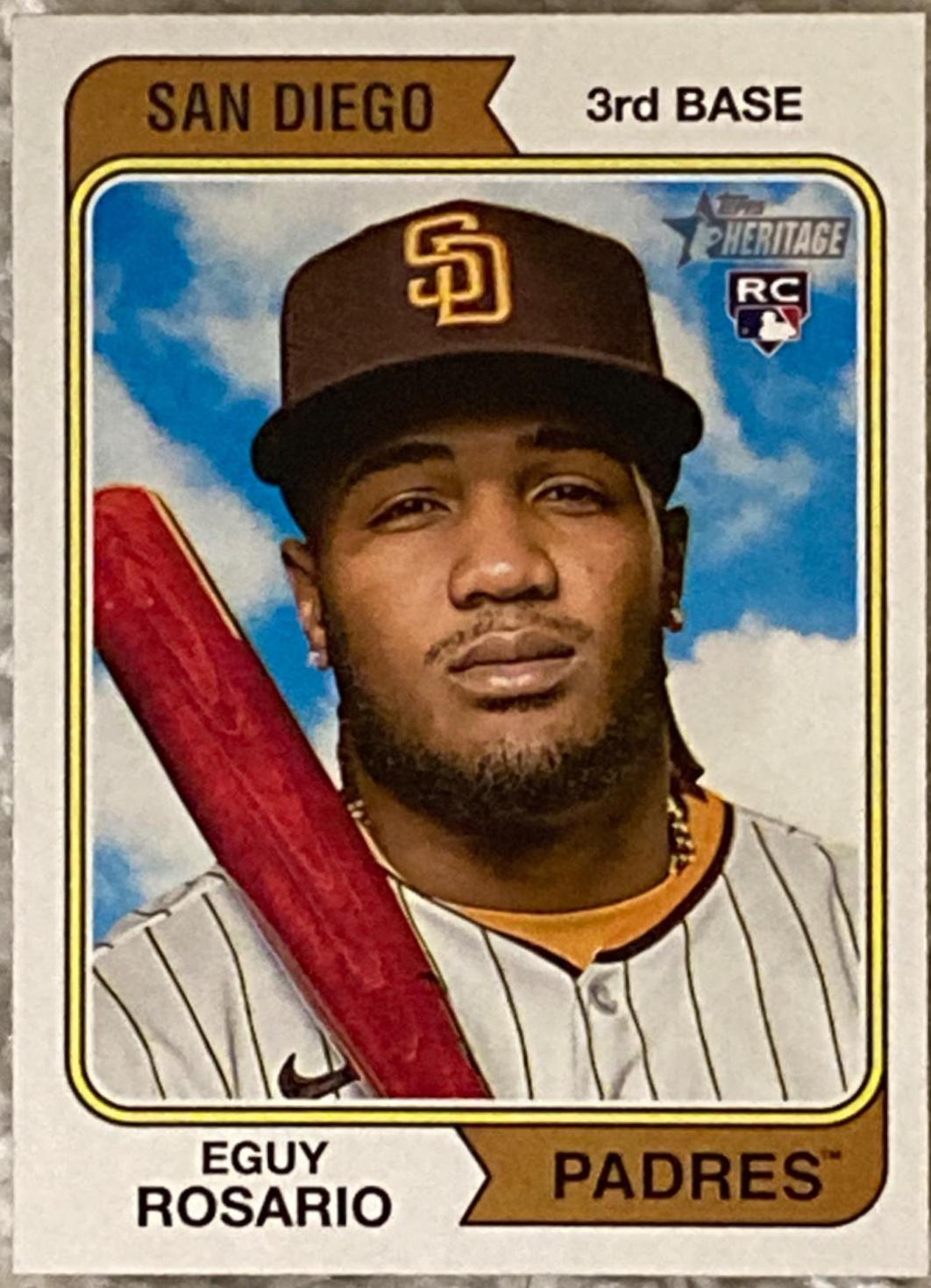 Eguy Rosario #61 Baseball Cards 2023 Topps Heritage