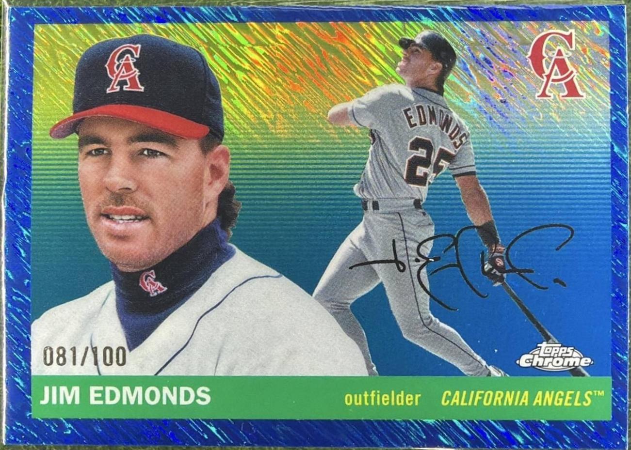 Jim Edmonds #346 2025 Topps Chrome Platinum Baseball