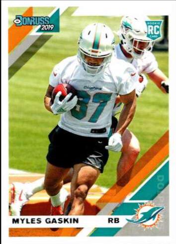 Myles Gaskin #281 Football Cards 2019 Donruss