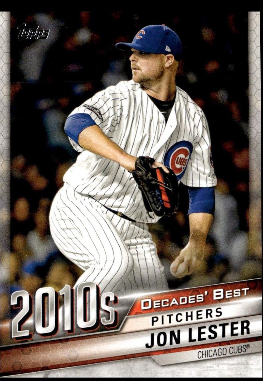 Jon Lester #DB-100 Baseball Cards 2020 Topps Decades' Best
