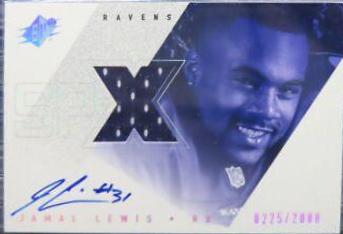 Jamal Lewis #144 2000 SPx Football