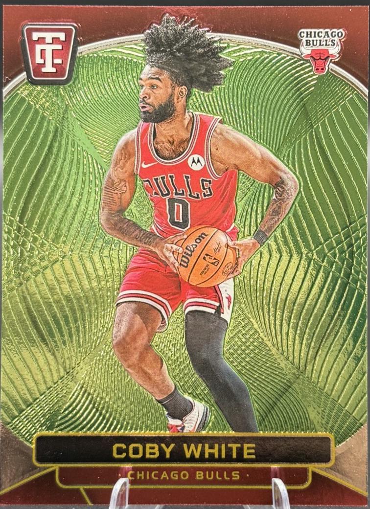 Coby White [Neon Green Mirror] #128 Prices | 2024 Panini Totally ...