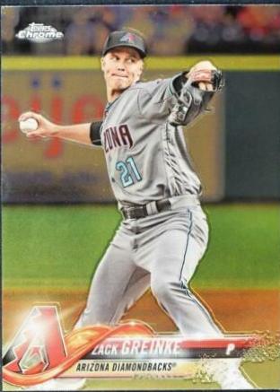 Zack Greinke #156 2018 Topps Chrome Baseball
