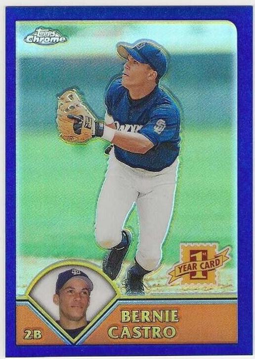 Bernie Castro #209 Baseball Cards 2003 Topps Chrome
