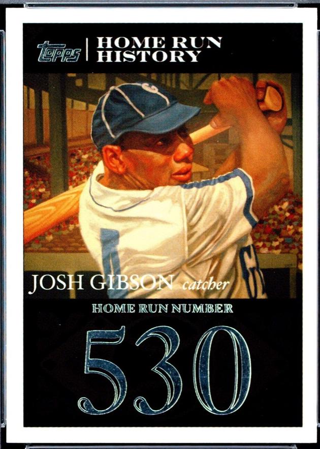 Josh Gibson #JG68 2007 Topps Gibson Homerun History Baseball