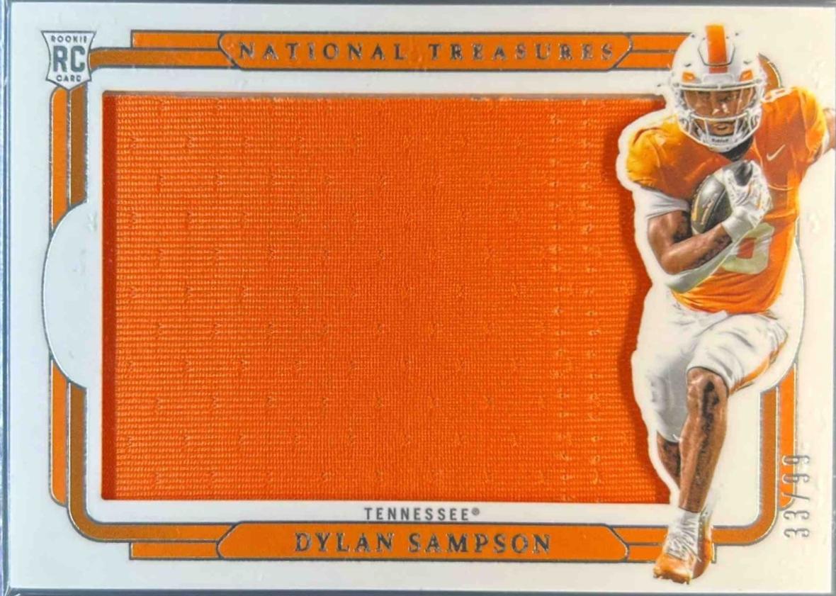 Dylan Sampson #20 2025 Panini National Treasures Collegiate Football Rookie Silhouettes