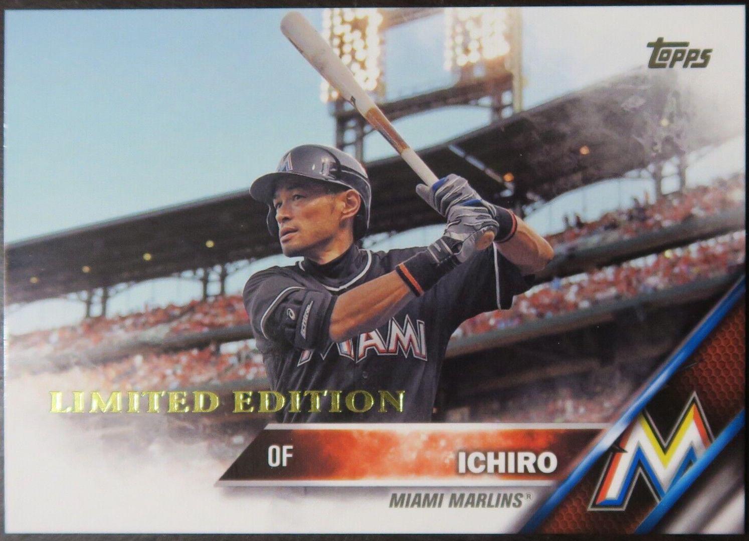 Ichiro #700 Baseball Cards 2016 Topps Limited Edition