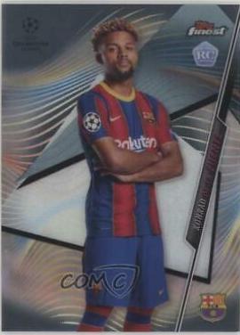 Konrad de la Fuente #44 Soccer Cards 2020 Topps Finest UEFA Champions League