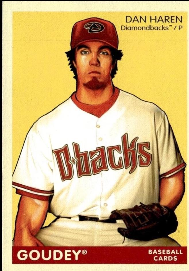 Dan Haren #6 Baseball Cards 2009 Upper Deck Goudey