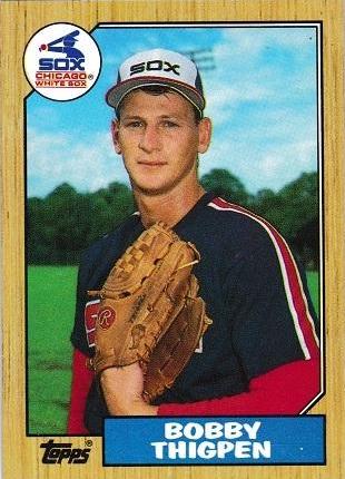 Bobby Thigpen #61 Baseball Cards 1987 Topps