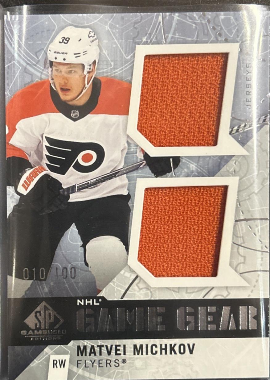Matvei Michkov #GG-MM 2025-26 SP Game Used Hockey Game Gear