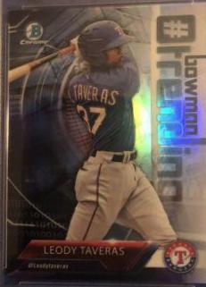 Leody Taveras #LT Baseball Cards 2018 Bowman Trending