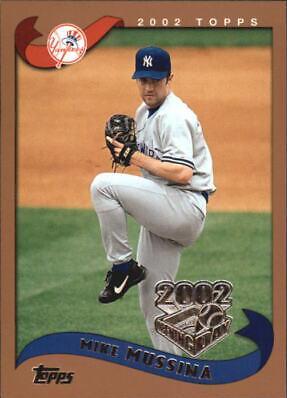 Mike Mussina #40 Baseball Cards 2002 Topps Opening Day