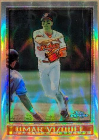 Omar Vizquel #33 Baseball Cards 1998 Topps Chrome