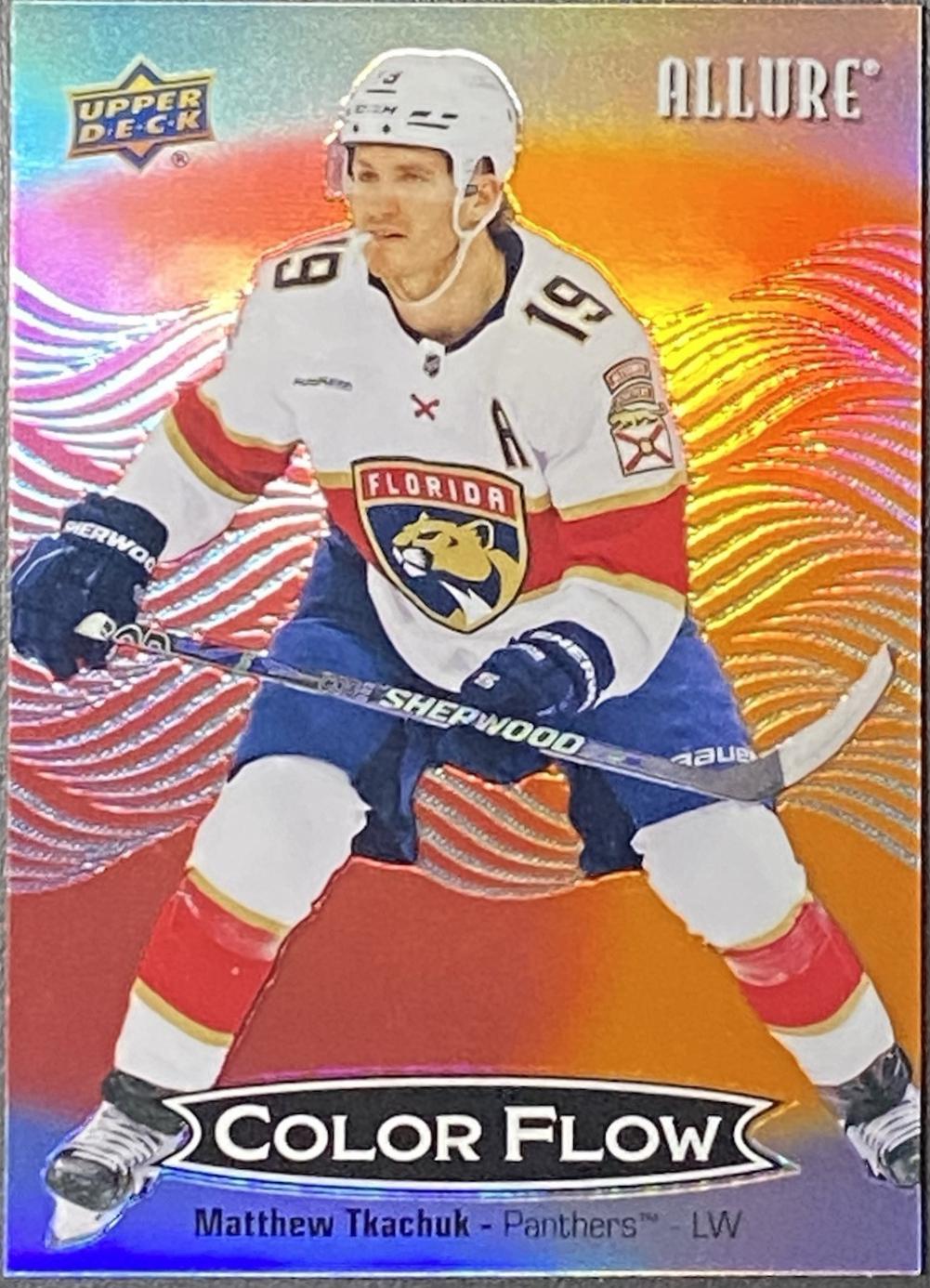 Matthew Tkachuk #CFL-34 2024 Upper Deck Allure Color Flow Hockey