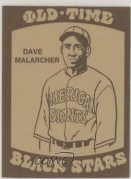 Dave Malarcher #20 Baseball Cards 1974 Laughlin Old Time Black Stars