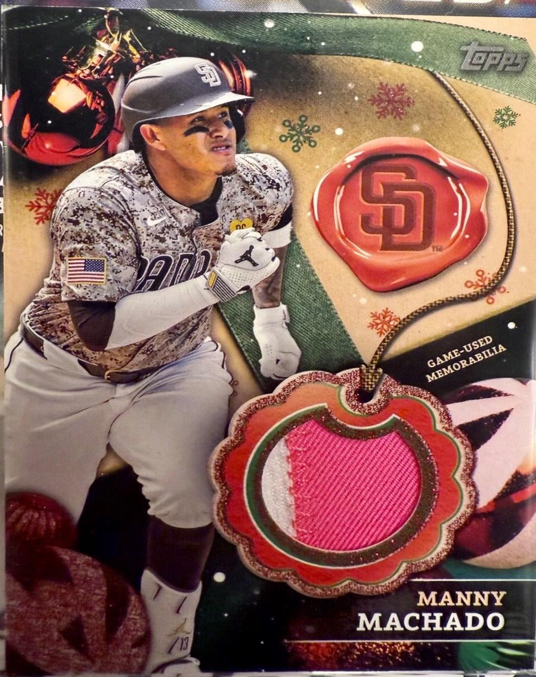 Manny Machado [Red Glitter] #RC-MM Prices | 2024 Topps Holiday