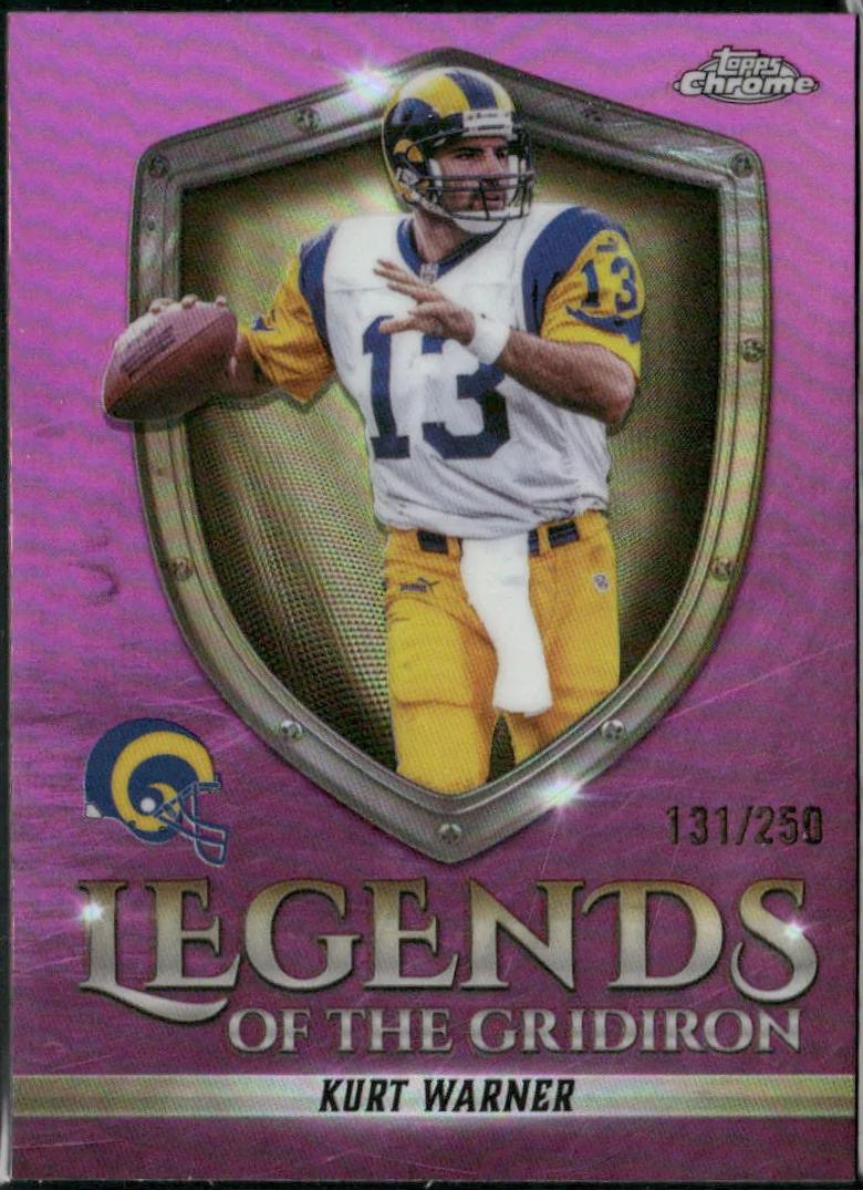 Kurt Warner [Pink Refractor] #LOG-1