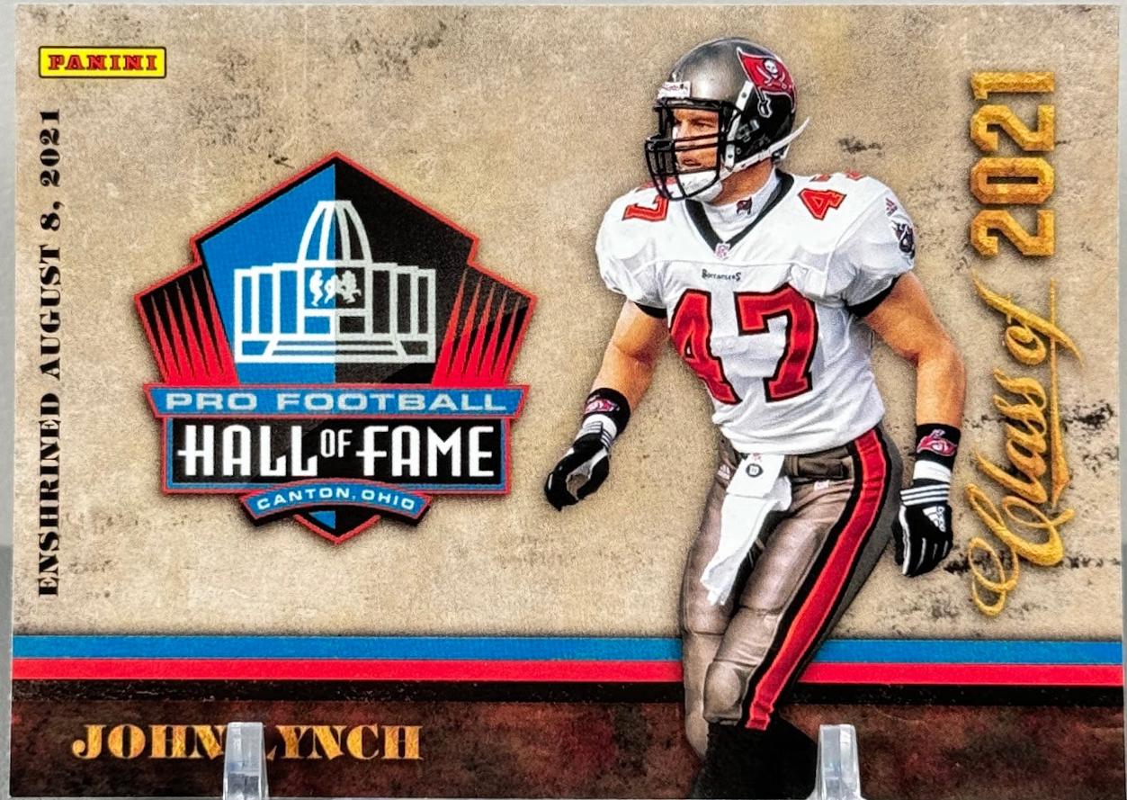 John Lynch #HOF5 Football Cards 2021 Panini Hall of Fame