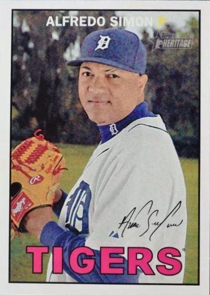Alfredo Simon #31 Baseball Cards 2016 Topps Heritage