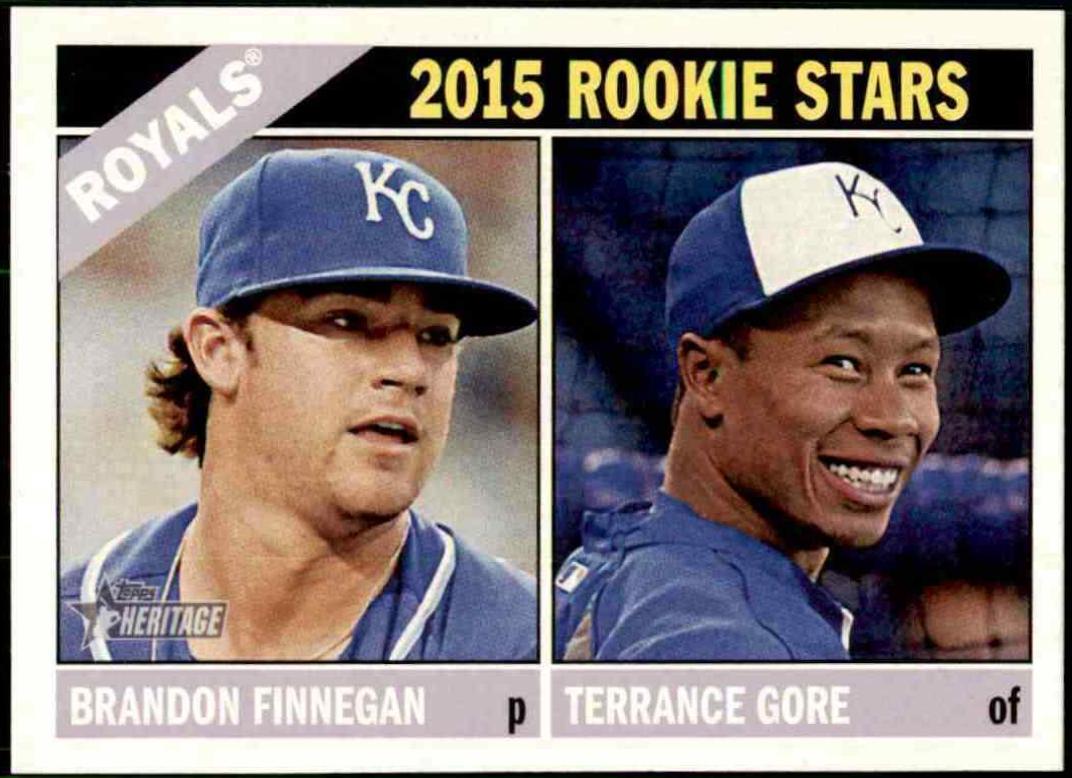 Brandon Finnegan,Terrance Gore #424 Baseball Cards 2015 Topps Heritage