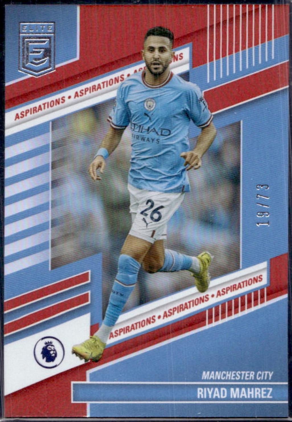 Riyad Mahrez #129 2022 Panini Donruss Elite Premier League