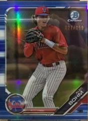 Alec Bohm [Blue Refractor] #2 Baseball Cards 2019 Bowman Chrome Prospects Prices