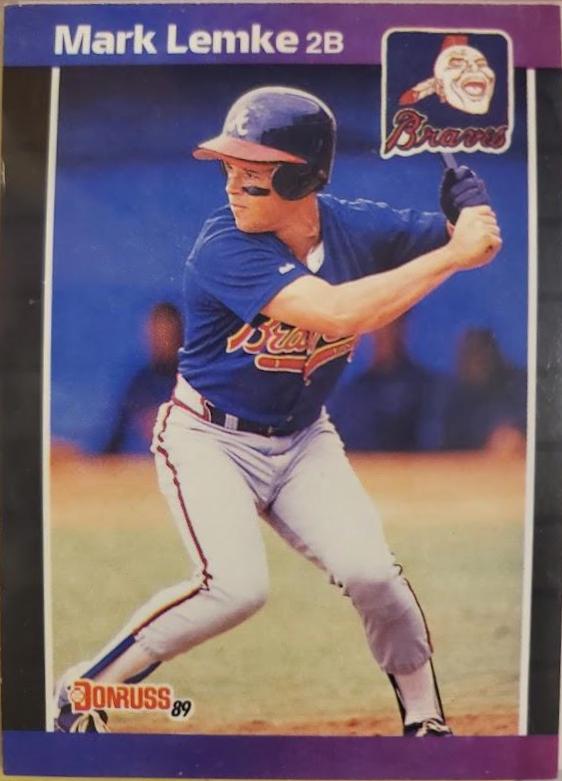 Mark Lemke #523 Baseball Cards 1989 Donruss