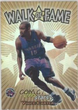 Vince Carter #WF2 Basketball Cards 2000 Topps Stars Walk of Fame