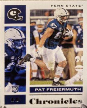 Pat Freiermuth #22 Football Cards 2021 Panini Chronicles Draft Picks