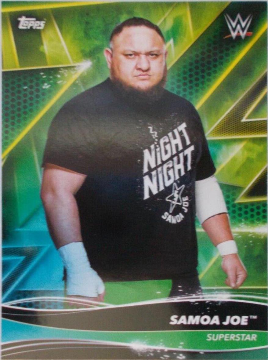Samoa Joe #124 Wrestling Cards 2021 Topps WWE Superstars