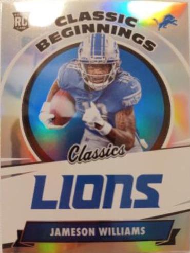 Jameson Williams #CB-12 Football Cards 2022 Panini Classics Beginnings