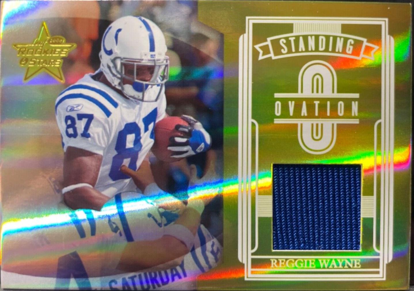 Reggie Wayne #SO13 Football Cards 2006 Leaf Rookies & Stars Standing Ovation
